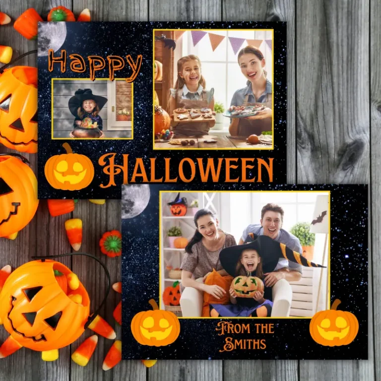 Happy Halloween Photo Card display