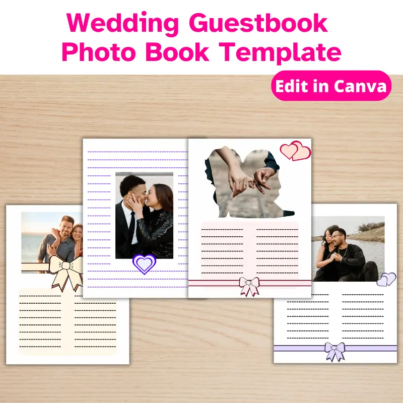 Wedding guestbook photobook personal use 1