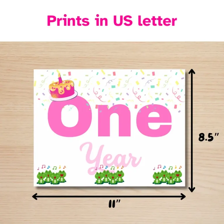 Baby Girl Milestone cards (4)