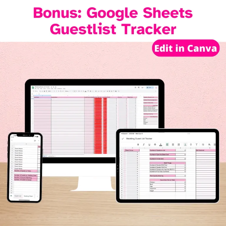 Guestlist tracker for google sheets