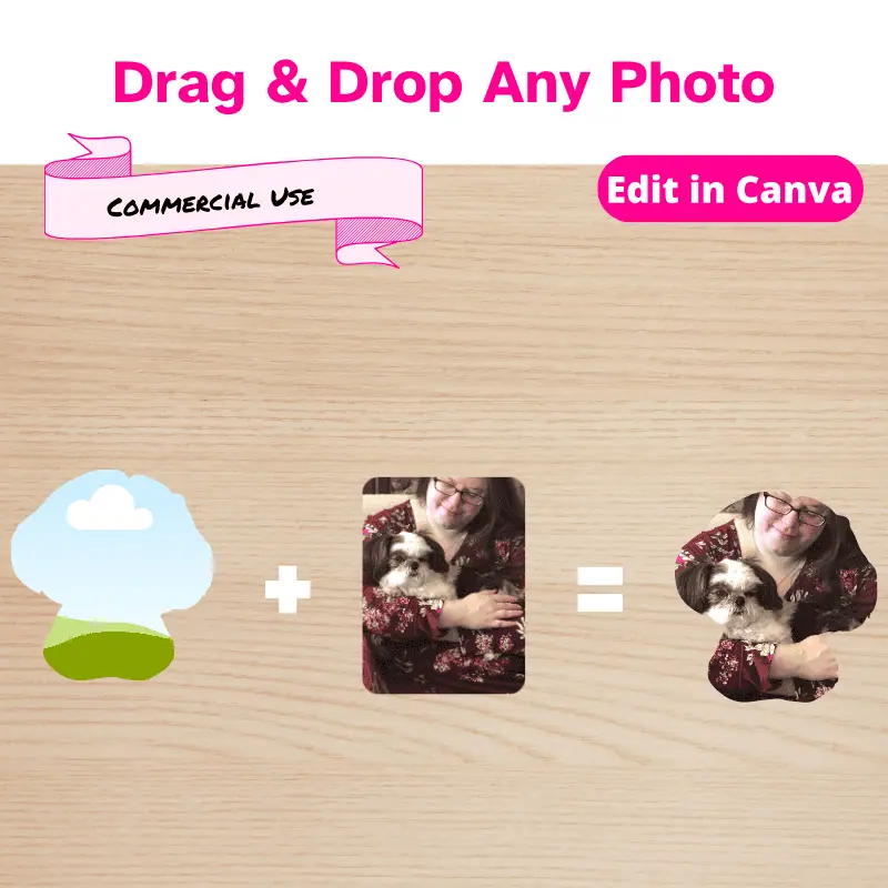 Dog themed Canva Frames (7)