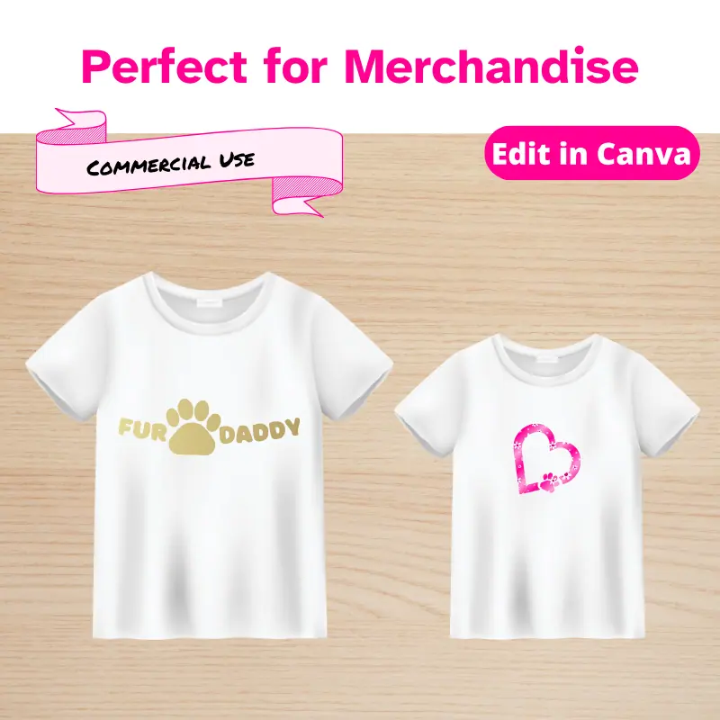Dog themed Canva Frames (9)