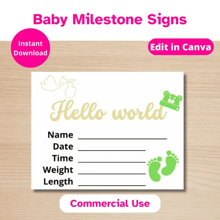 Editable Baby Milestone Cards (1)