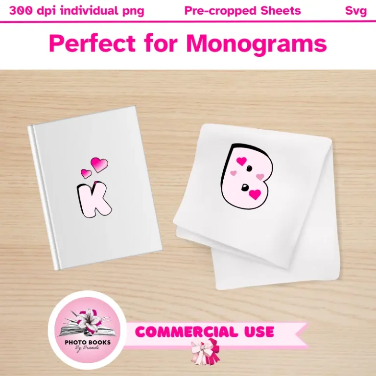 Heart Alphabet Clip Art (8)