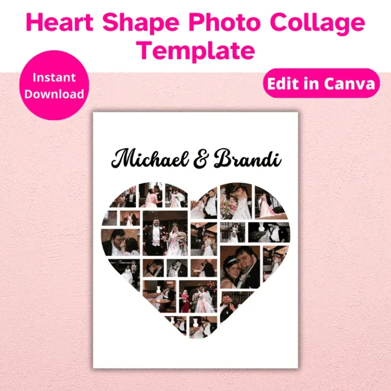 Heart shape photo collage (1)