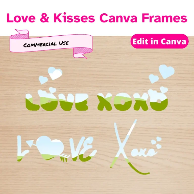 Love-themed canva frames (2)