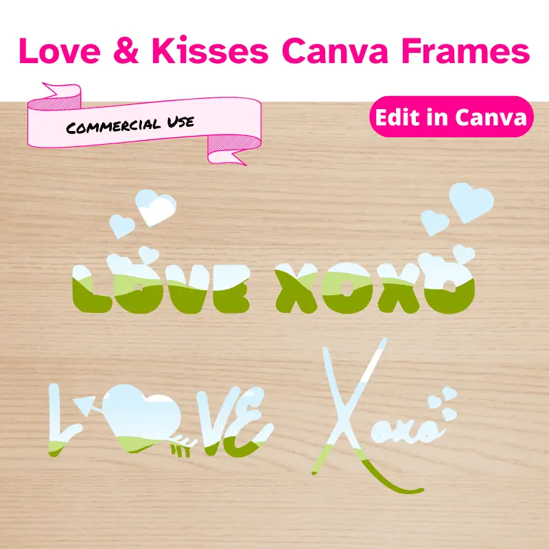 Love-themed canva frames (2)
