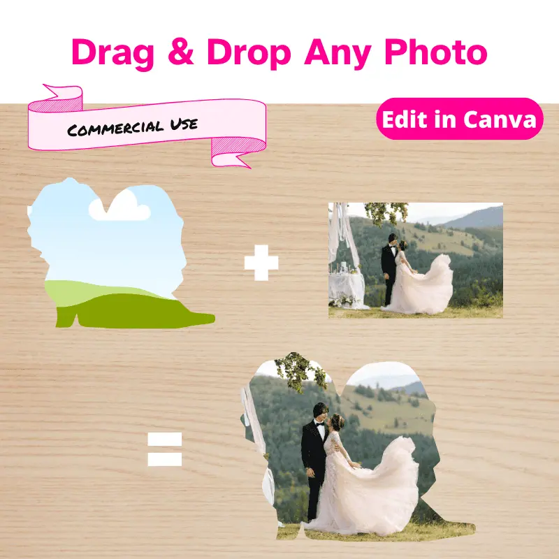 Love-themed canva frames (6)