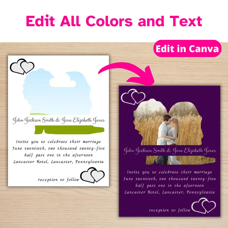 Photo Wedding Invitation (2)
