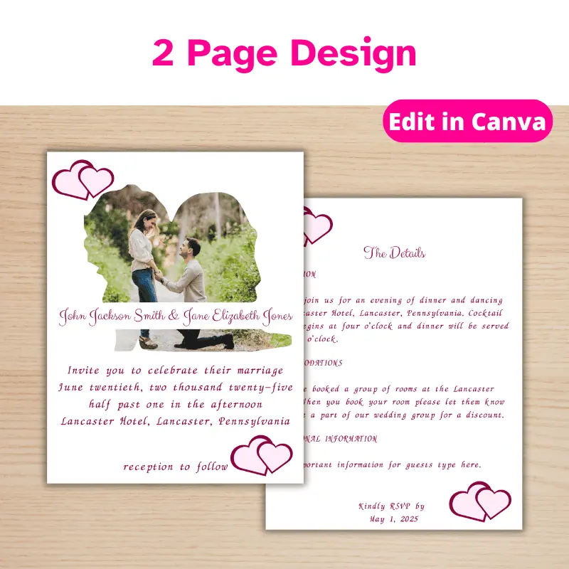 Photo Wedding Invitation (6)