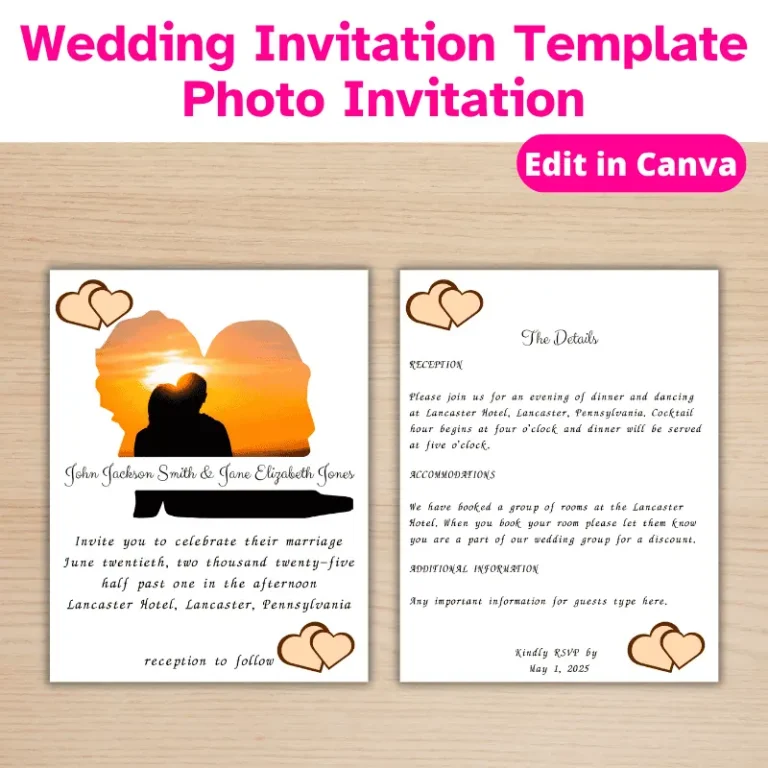 Photo Wedding Invitation (8)