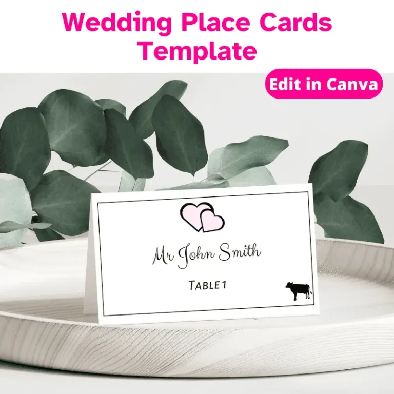 Place Cards Listing (800 x 800 px)