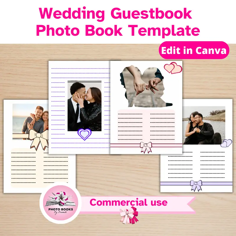 Wedding Guestbook with Photos (2)