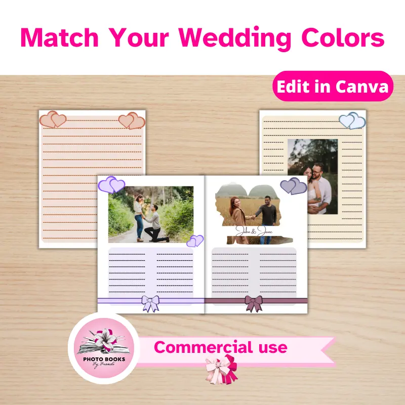 Wedding Guestbook with Photos (3)
