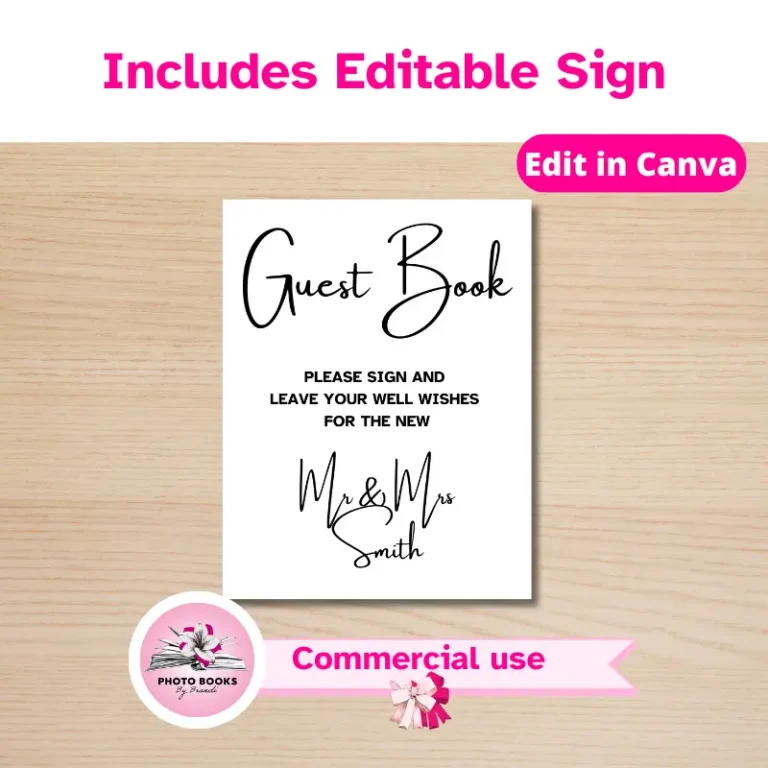 Wedding Guestbook with Photos (6)
