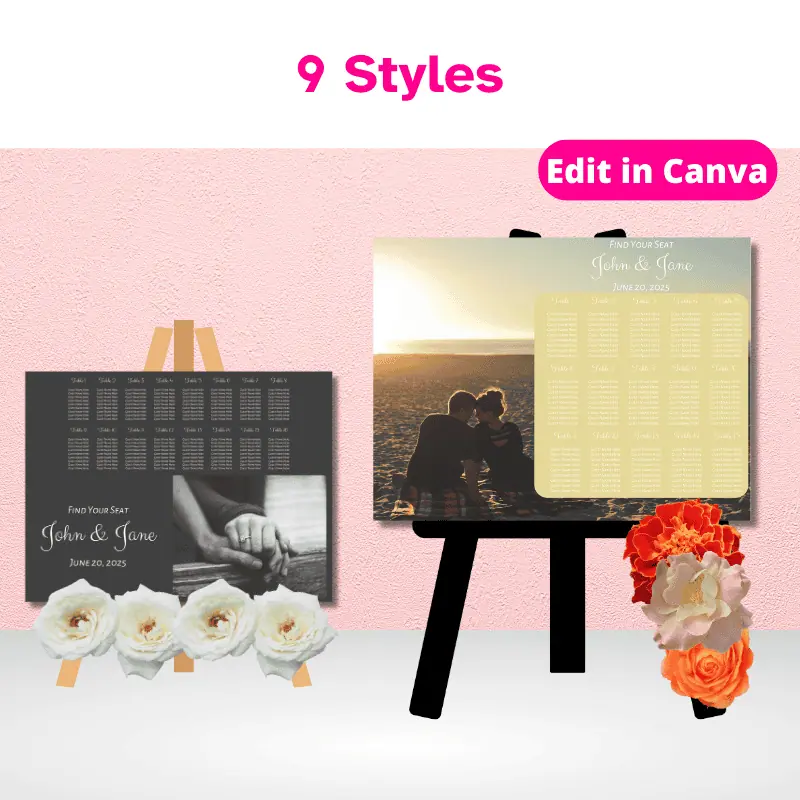 Wedding Seating Chart with Photo (3) (1)