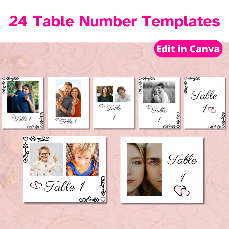 Wedding sign template bundle (3)