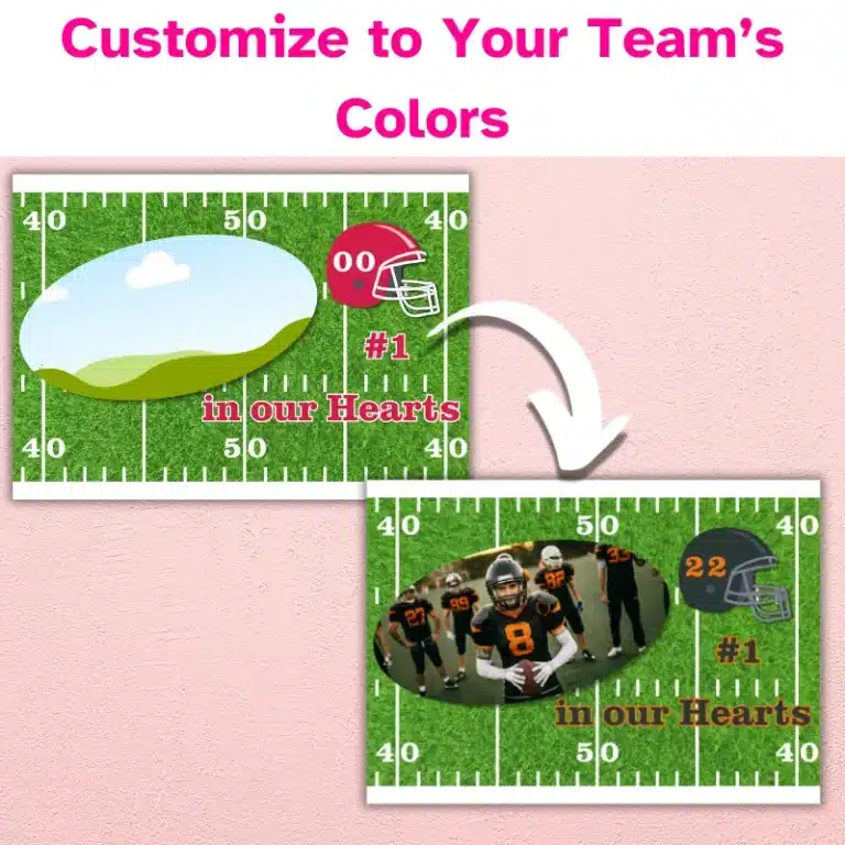 Football Themed Photo Card Template (1)