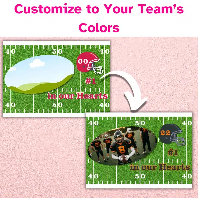 Football Themed Photo Card Template (1)