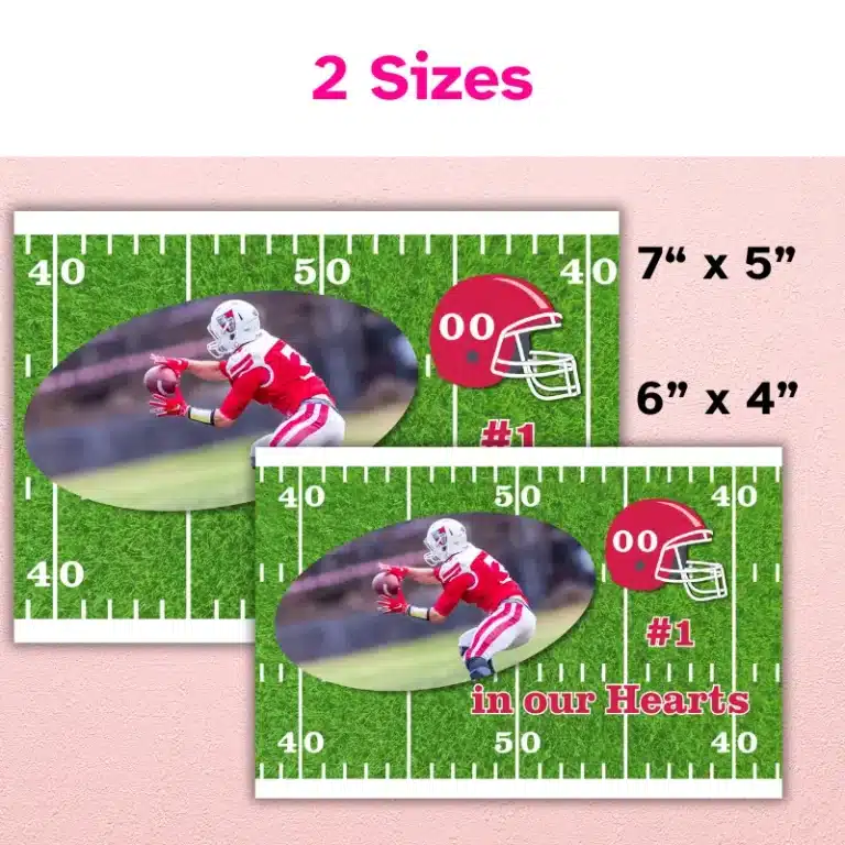 Football Themed Photo Card Template (3)
