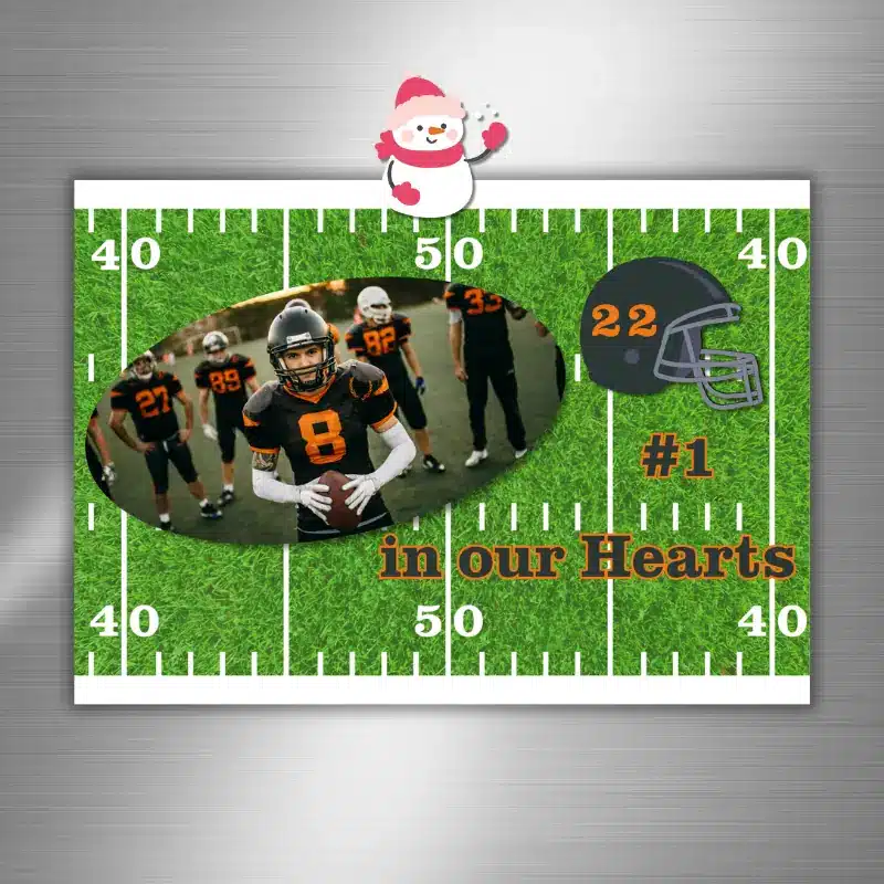Football Themed Photo Card Template (4)