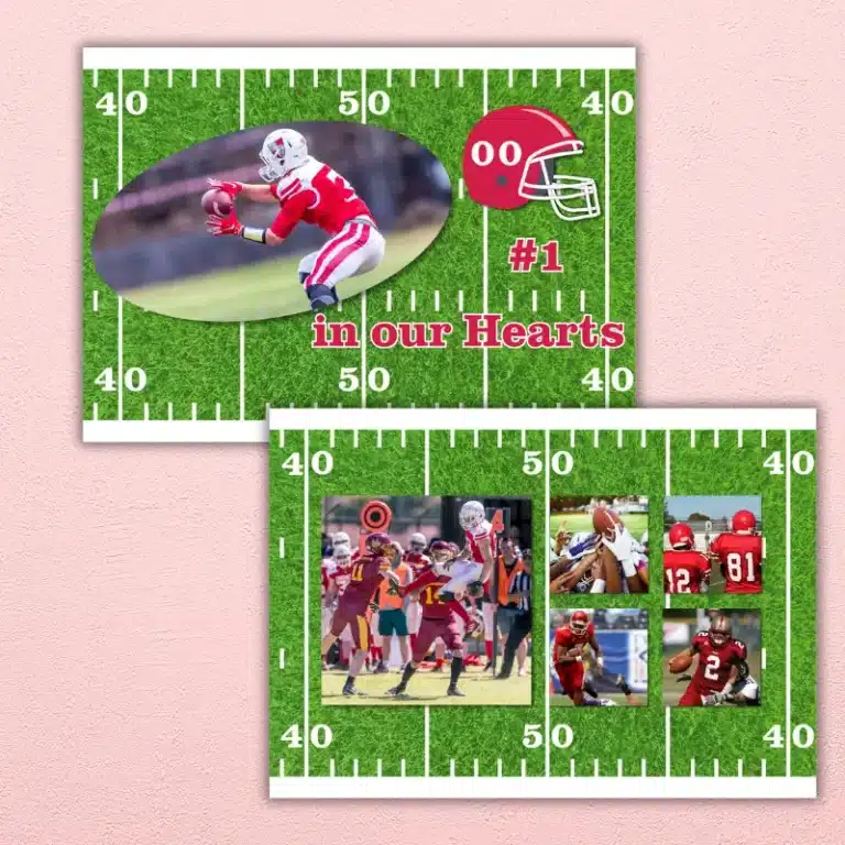 Football Themed Photo Card Template (5)