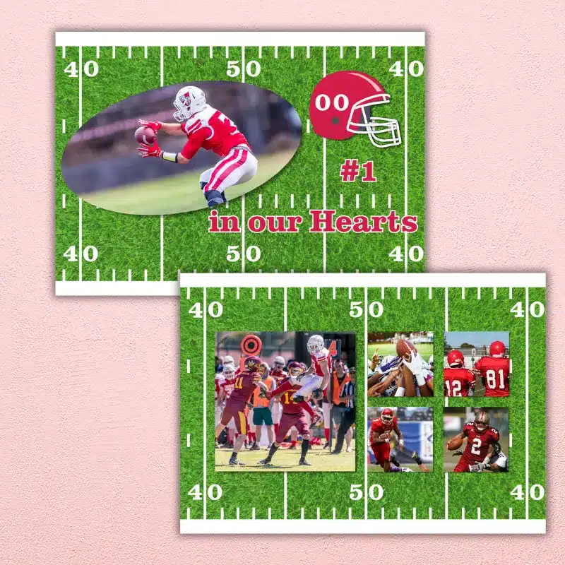Football Themed Photo Card Template (5)