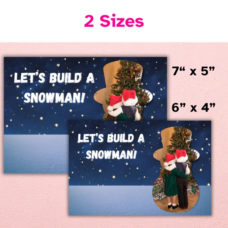 Snowman Photo Card (3)