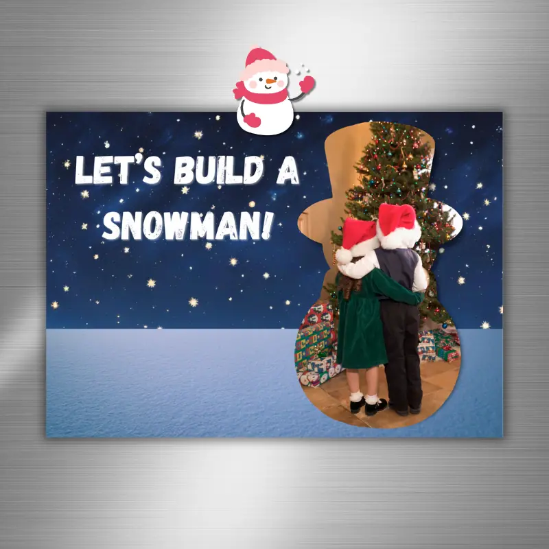 Snowman Photo Card (4)