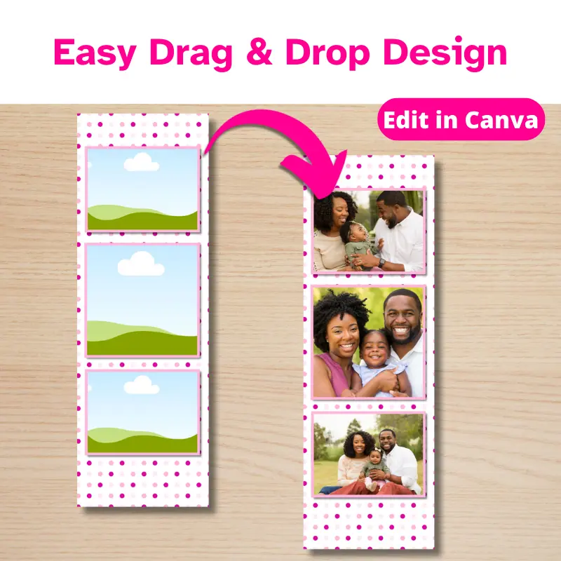 Photo Bookmarks Template (3)