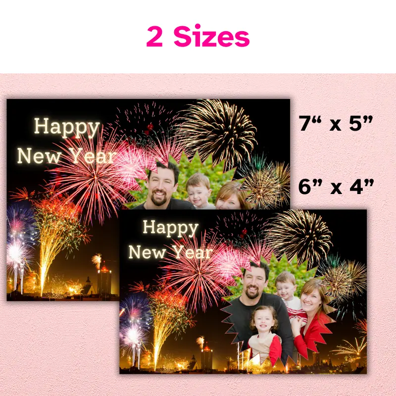 Fireworks New Years Photo Card listing (3)