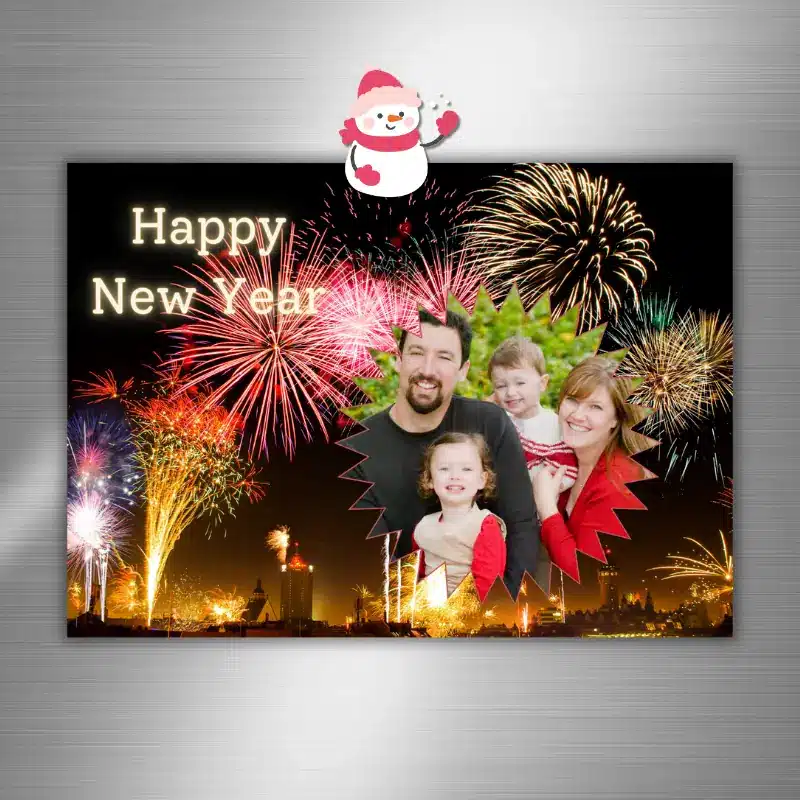 Fireworks New Years Photo Card listing (4)