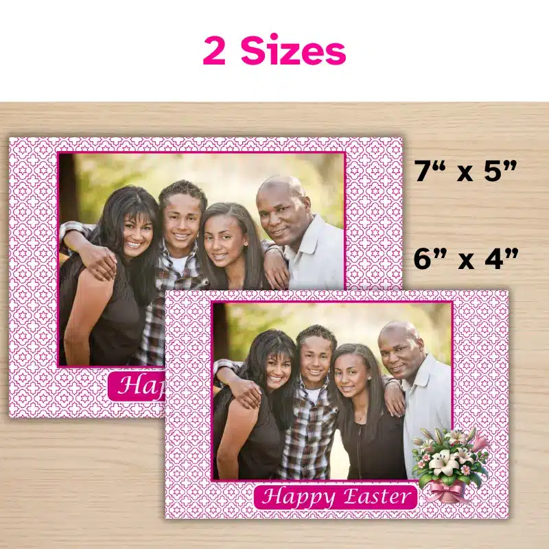Cotton Candy Easter Photo Card (3)