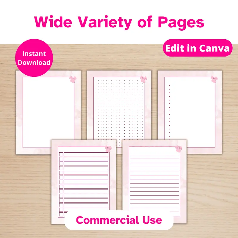 PLR Coquette Planner Template (2)