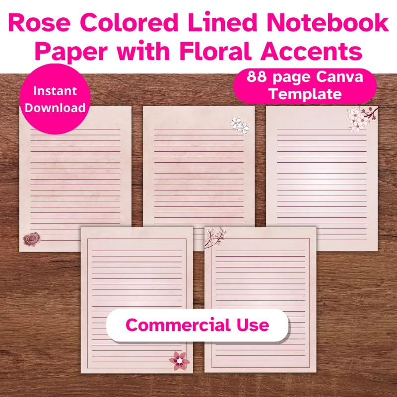 Rose Colored Journal Paper (1)