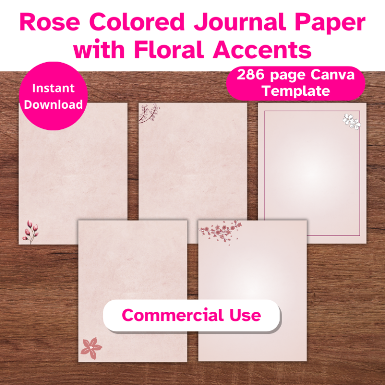 Rose Colored Journal Paper (12)