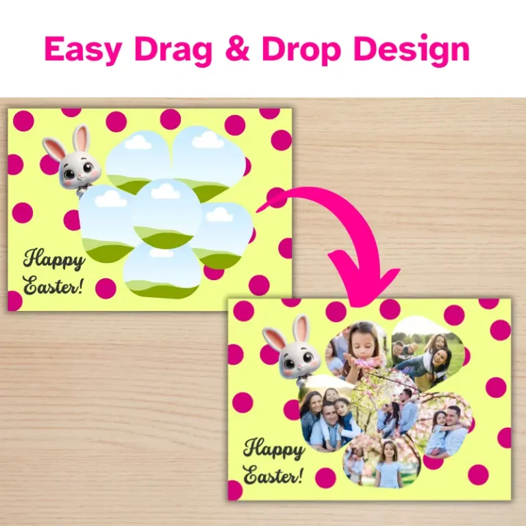Spring Blossom Easter Photo Card (2)
