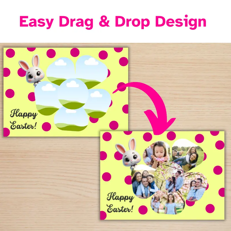 Spring Blossom Easter Photo Card (2)