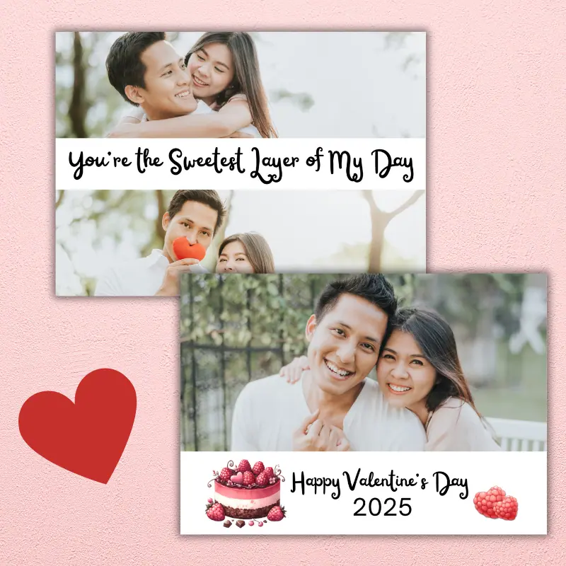 Sweetest Layer Valentine Photo Card (5)