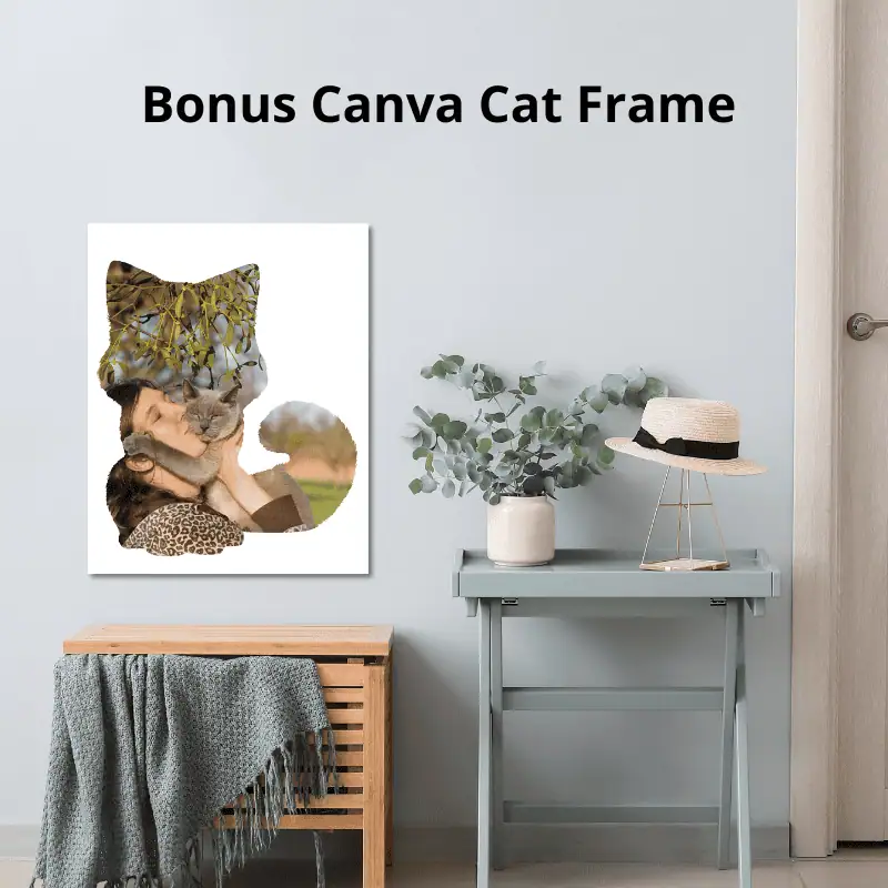Cat Shape Photo Collage Template (6)