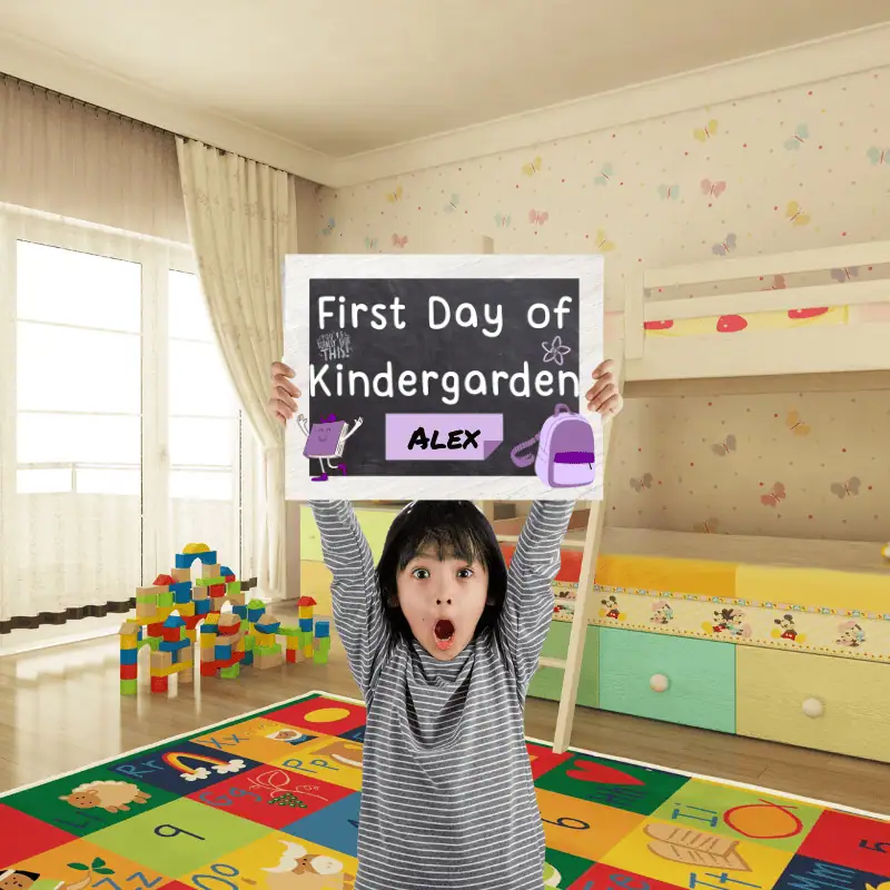 First Day of School Chalboard Sign Template (2)