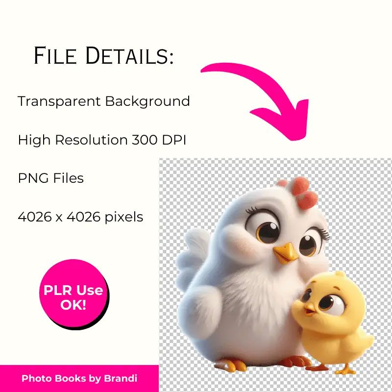 Mama and Baby Farm Animal Clipart Mockups (6)