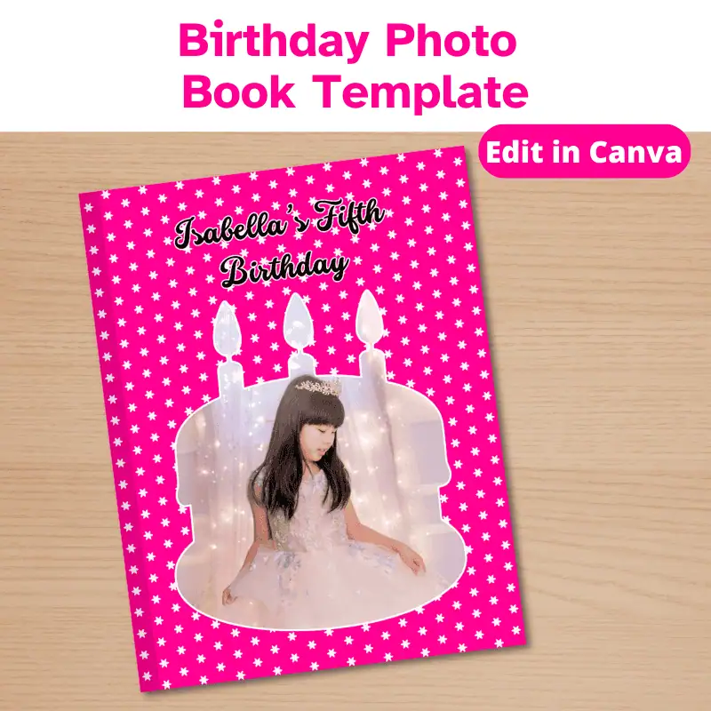 Birthday Photo Book Template Listings (1)