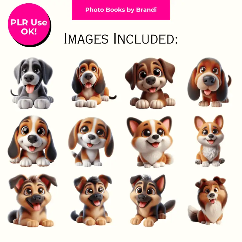 Cartoon Puppy Clipart (5)
