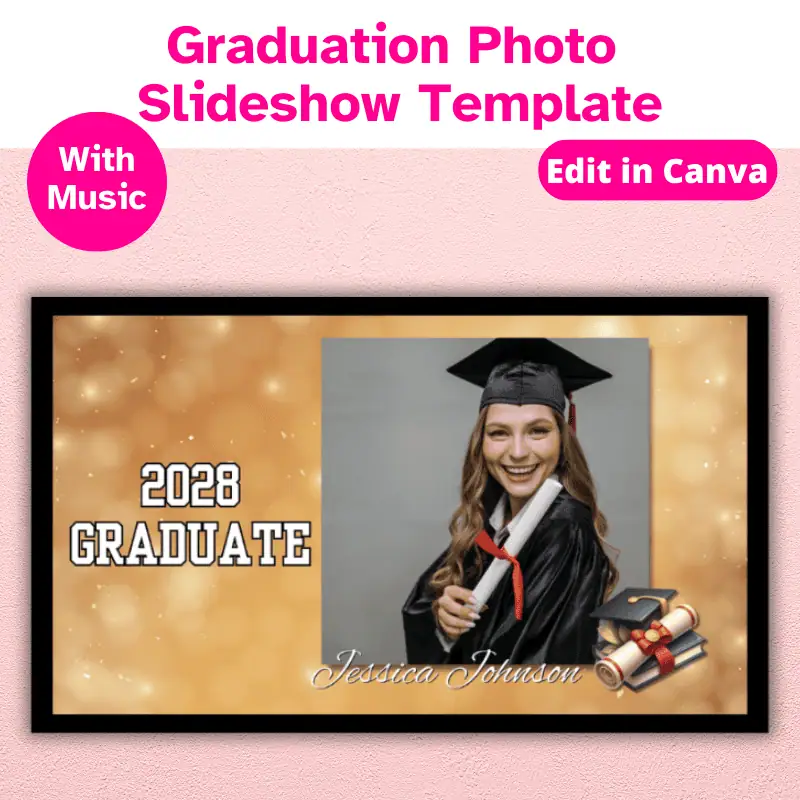 Graduation Photo Slideshow Template