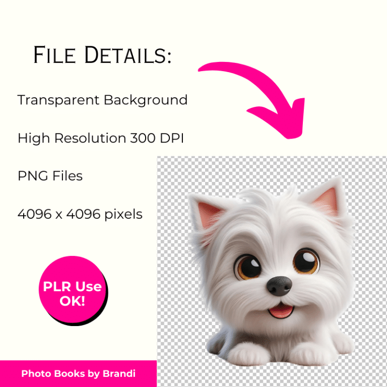 Mock up for Breed Boutique Cute Cartoon Puppy Pack (5)