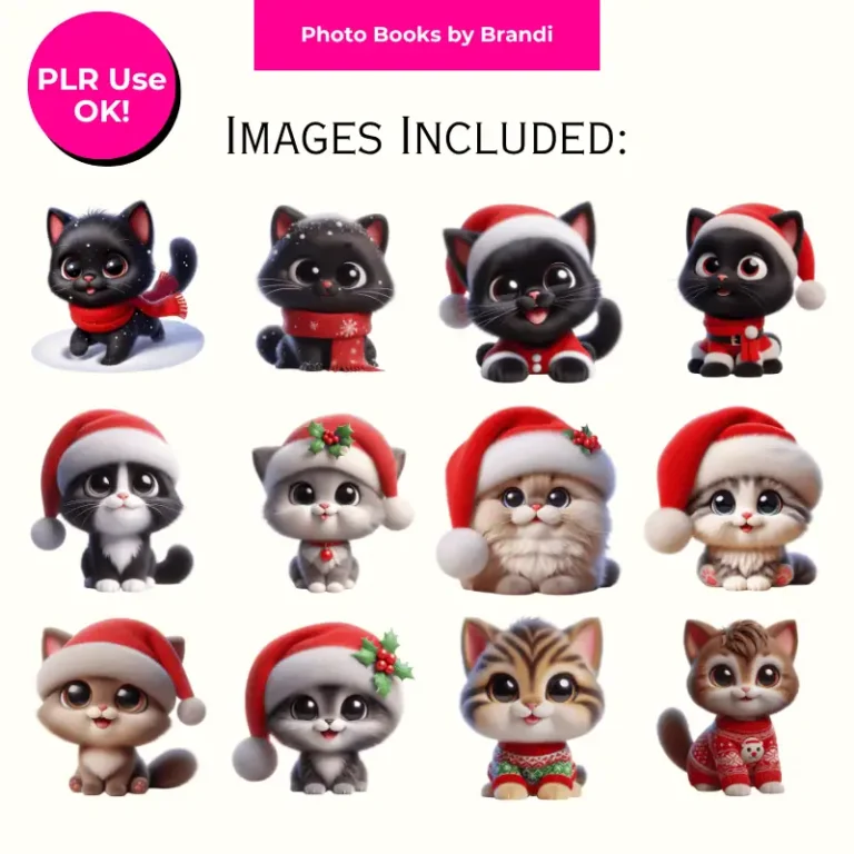 Cute Christmas Pets Clipart (4)