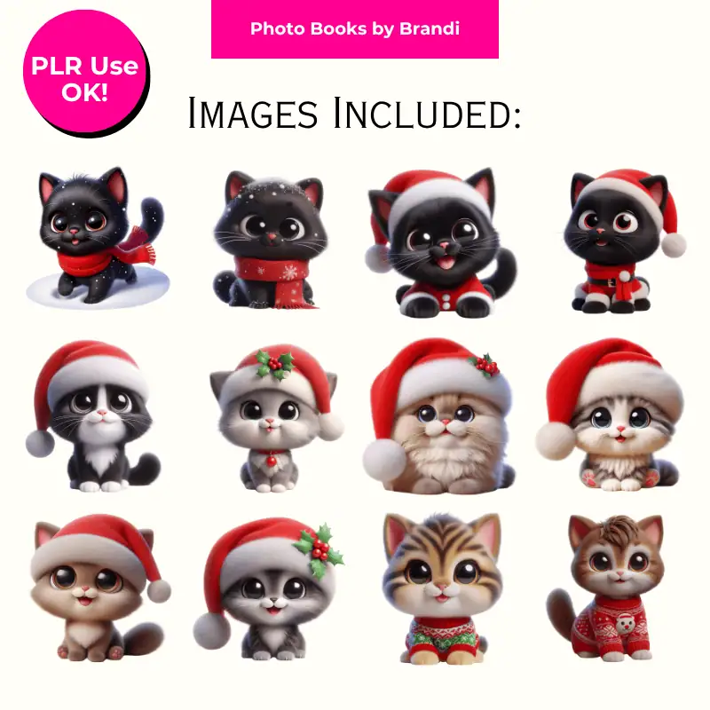Cute Christmas Pets Clipart (4)