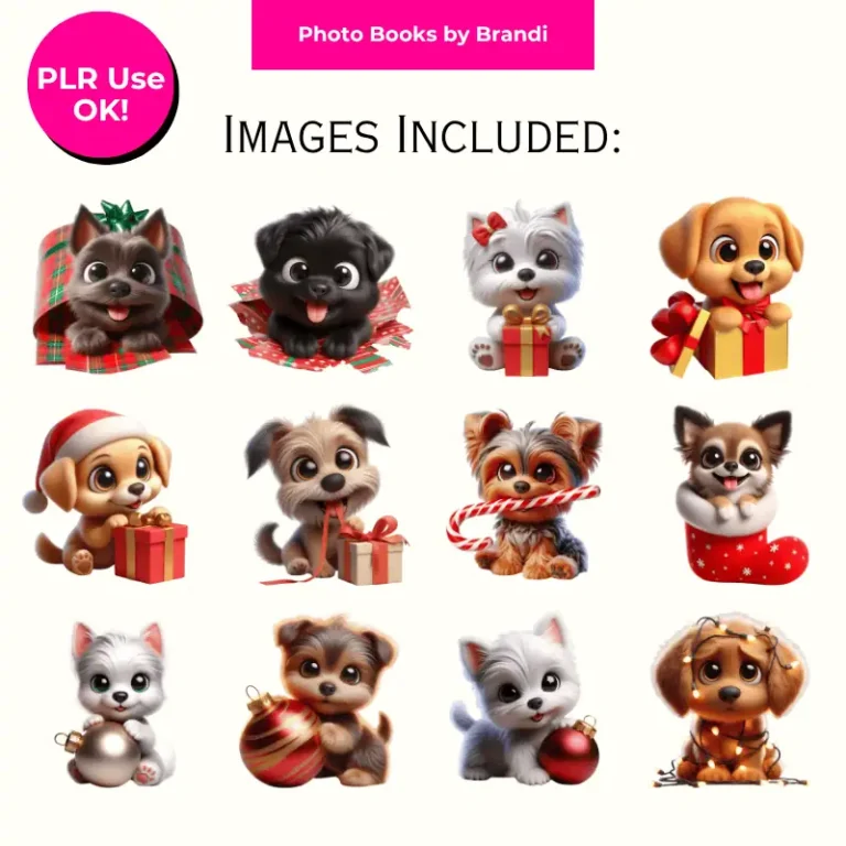 Cute Christmas Pets Clipart (7)