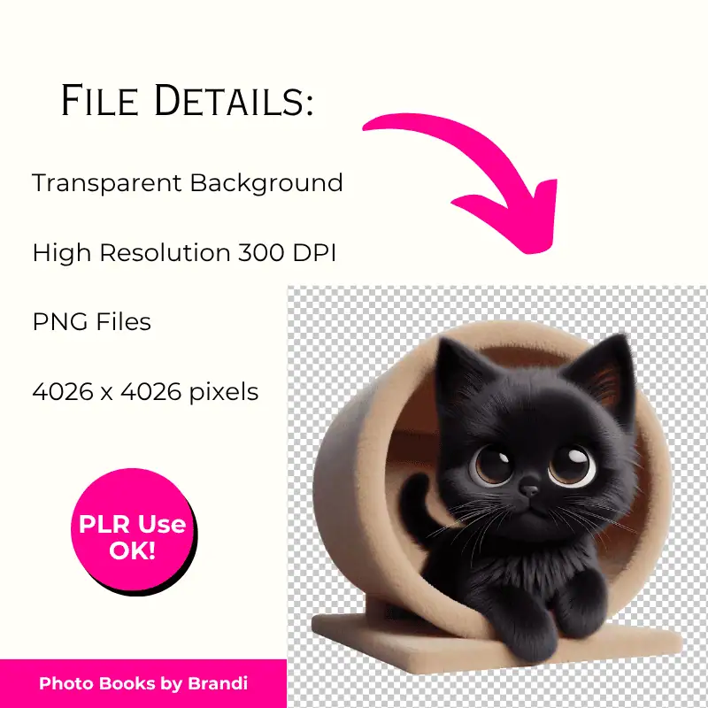 Cute Kitten Clipart (3)